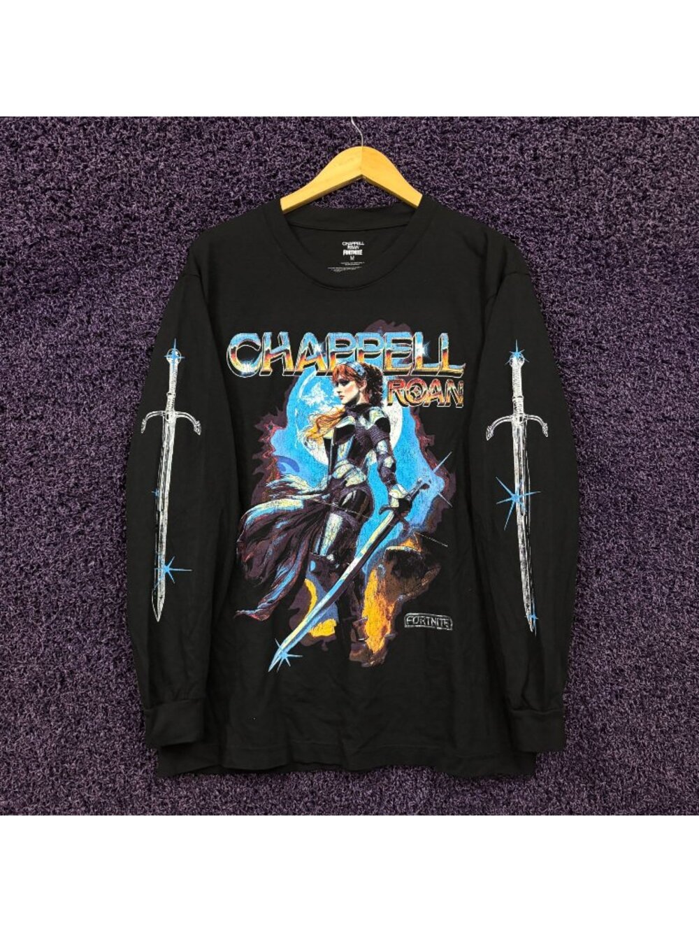 Chappell Roan x Fortnite Roan of Arc Long Sleeve T-Shirt M